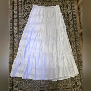 NWOT Rachel Paige White Maxi Skirt